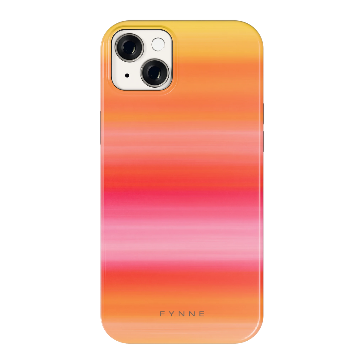 Zonsonderganggloed hoesje voor iPhone 14 Plus, achterkant
