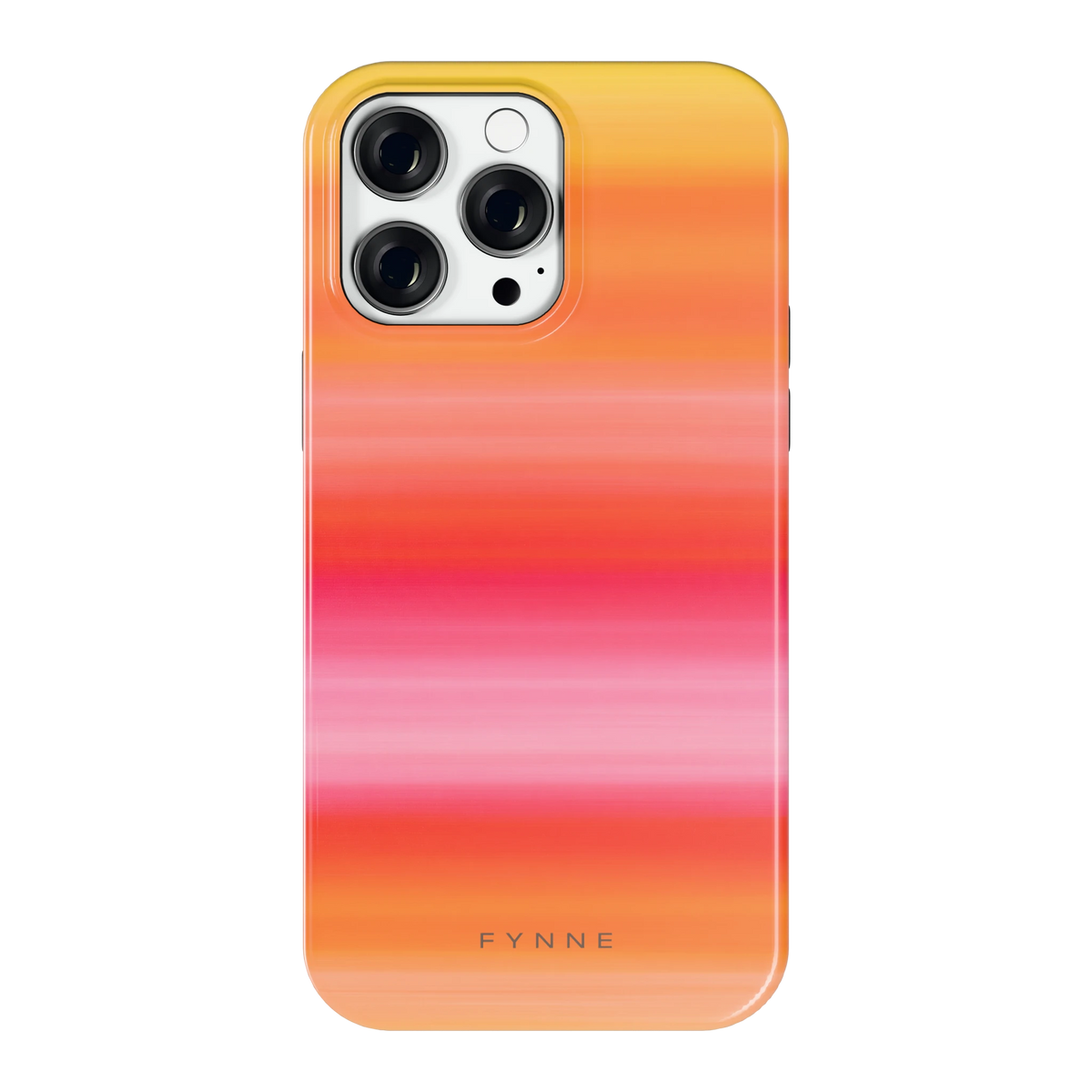 Zonsonderganggloed hoesje voor iPhone 14 Pro Max, achterkant