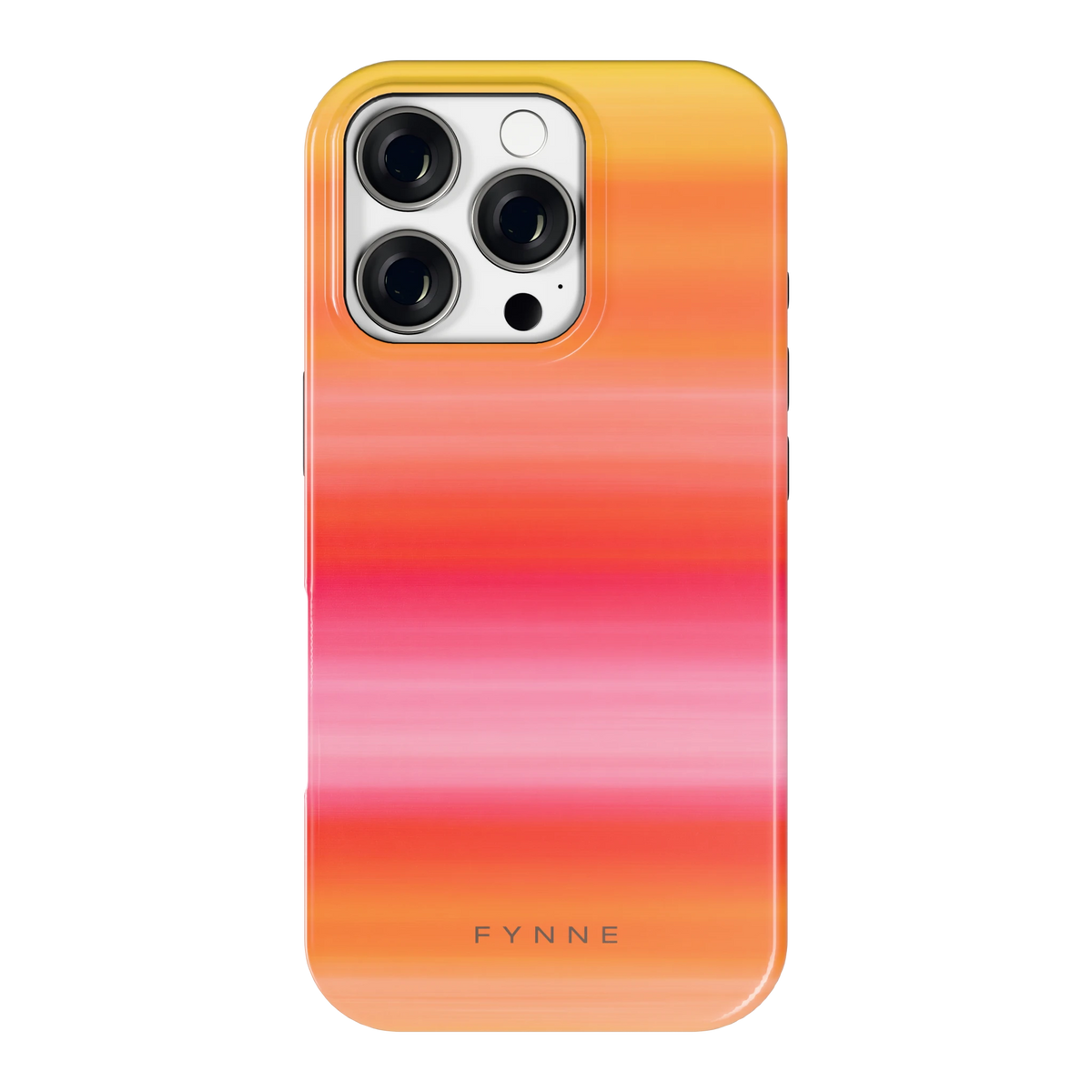 Zonsonderganggloed hoesje voor iPhone 16 Pro, achterkant