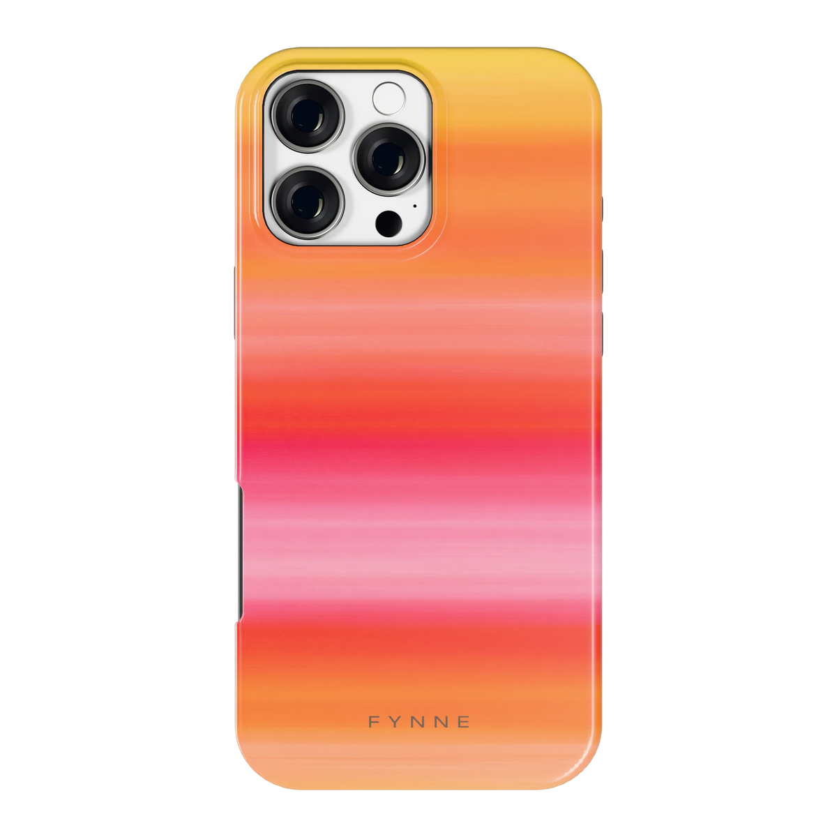 Zonsonderganggloed hoesje voor iPhone 16 Pro Max, achterkant