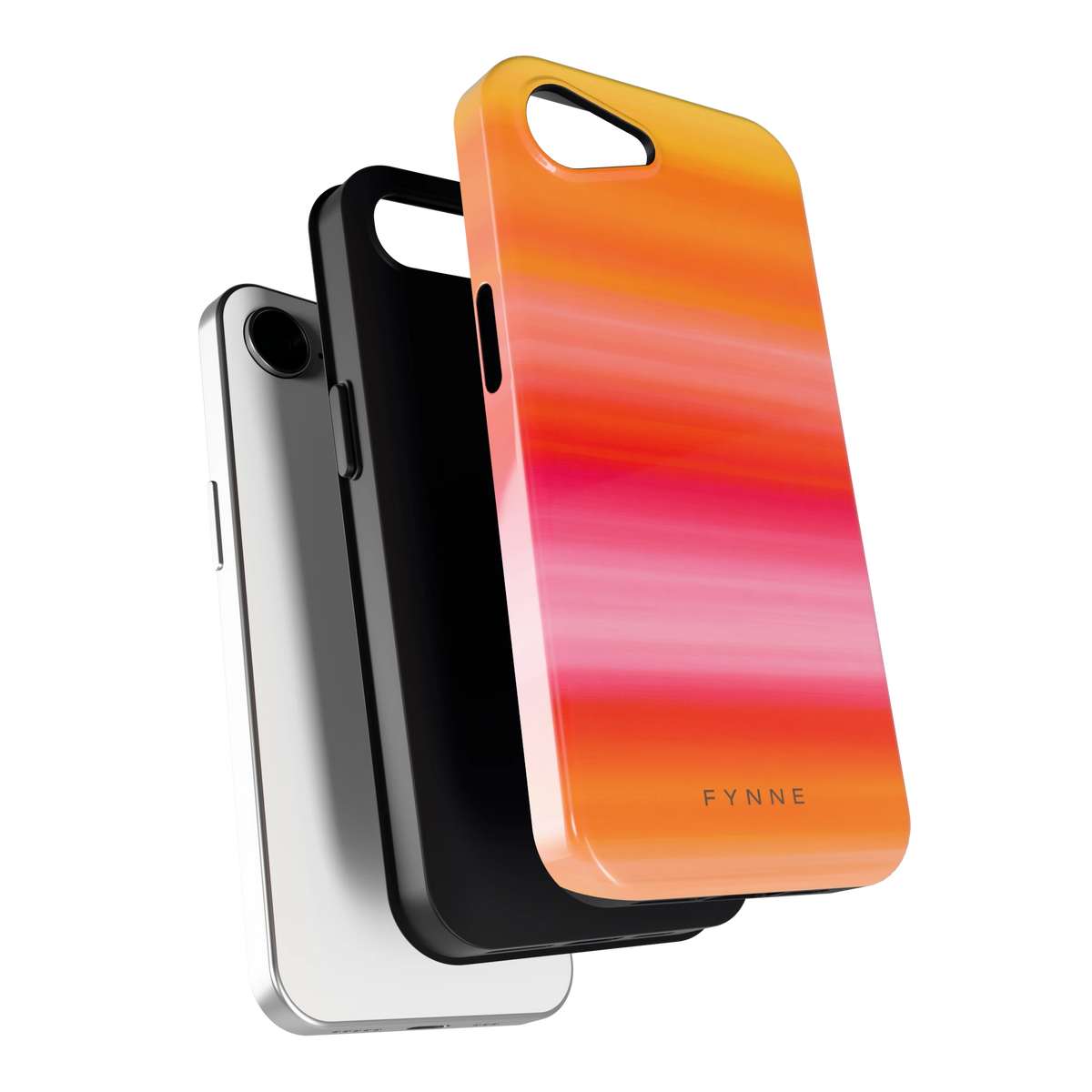 Zonsonderganggloed hoesje voor iPhone 16e, los van de telefoon