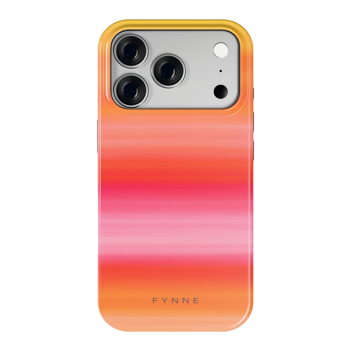Zonsonderganggloed hoesje voor iPhone 18 Pro, achterkant