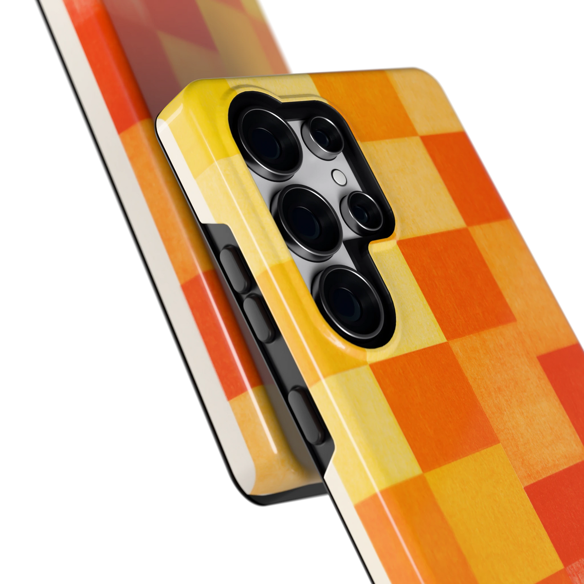Zonnige Vierkanten hoesje voor Galaxy S25 Ultra, close-up