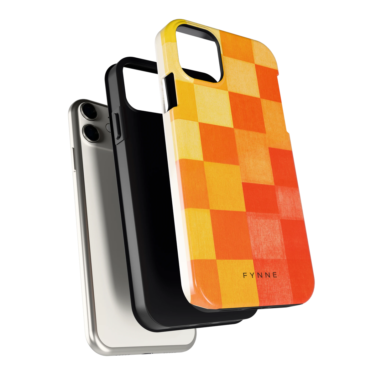 Zonnige Vierkanten hoesje voor iPhone 11, los van de telefoon