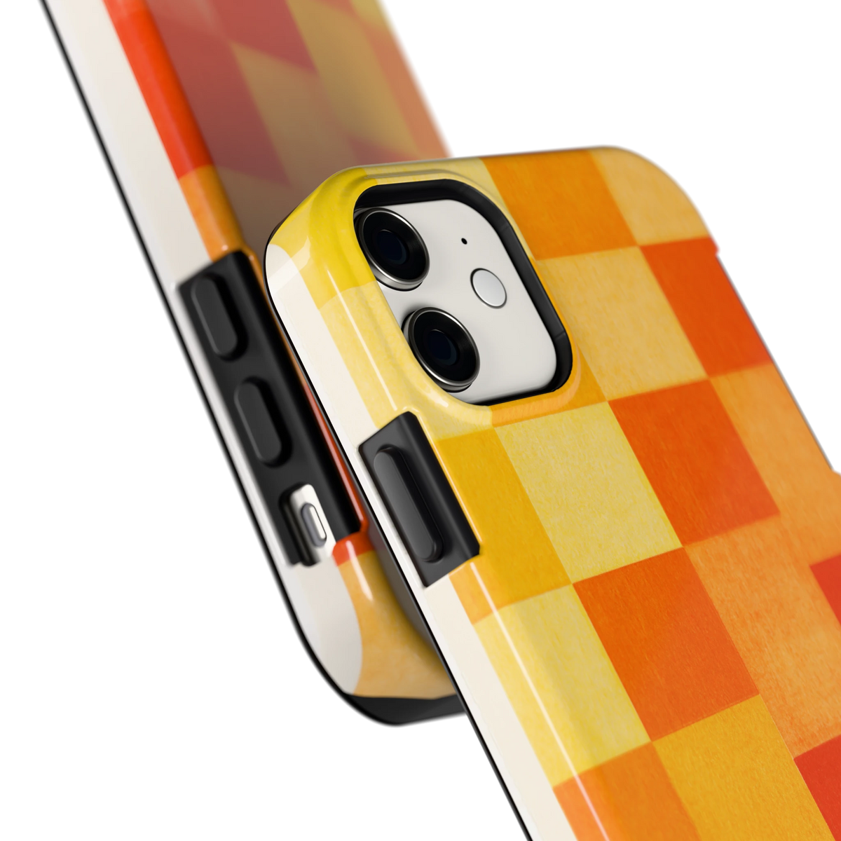 Zonnige Vierkanten hoesje voor iPhone 11, close-up