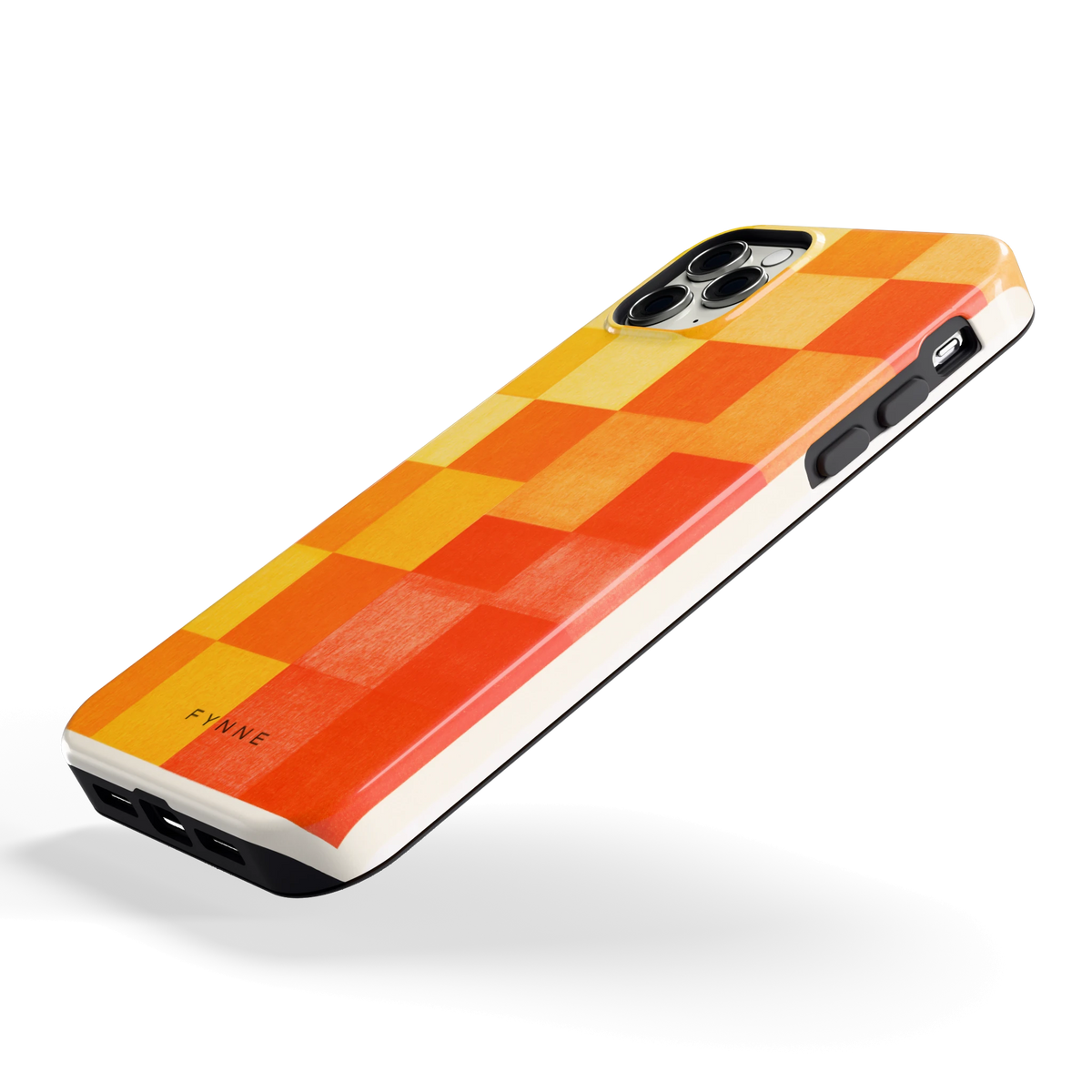 Zonnige Vierkanten hoesje voor iPhone 11 Pro Max, schuin
