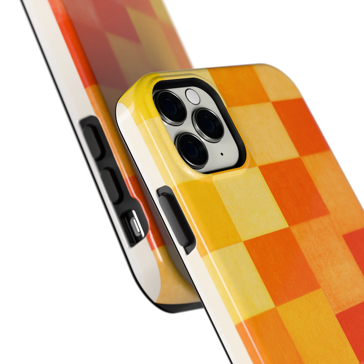 Zonnige Vierkanten hoesje voor iPhone 11 Pro Max, close-up