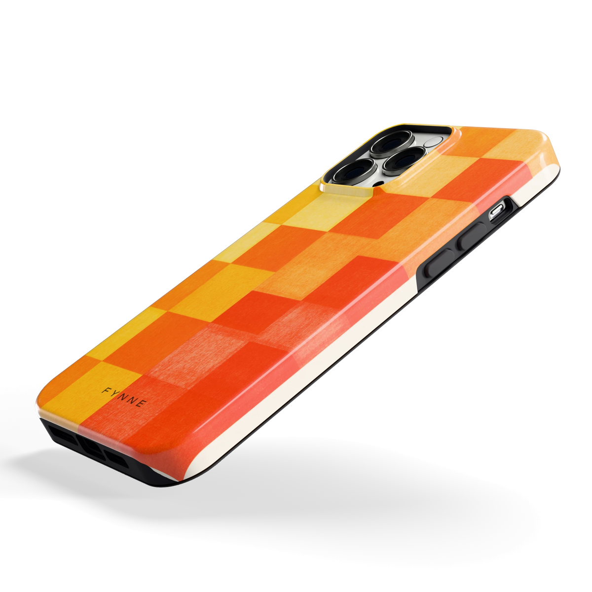 Zonnige Vierkanten hoesje voor iPhone 13 Pro Max, schuin
