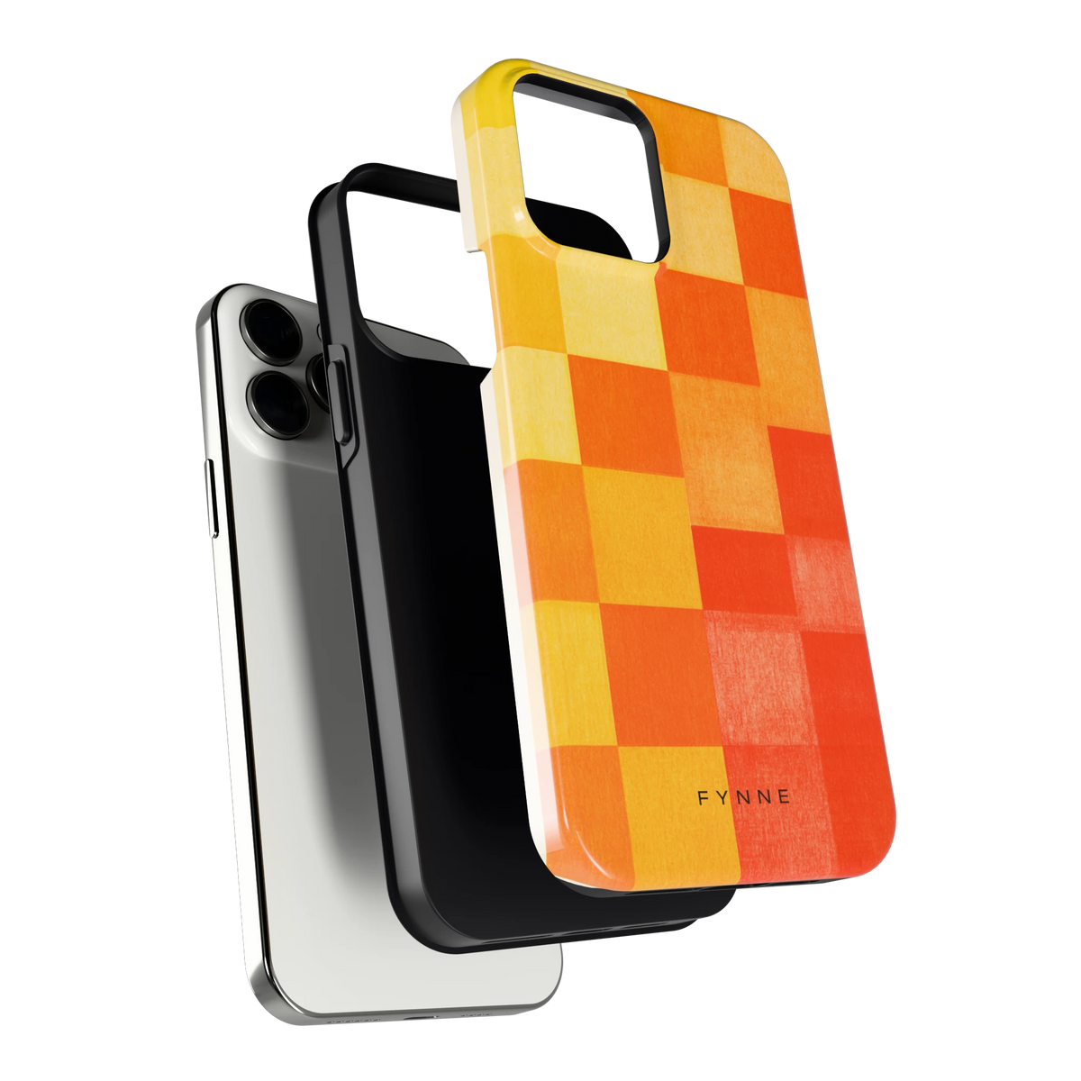Zonnige Vierkanten hoesje voor iPhone 13 Pro Max, los van de telefoon