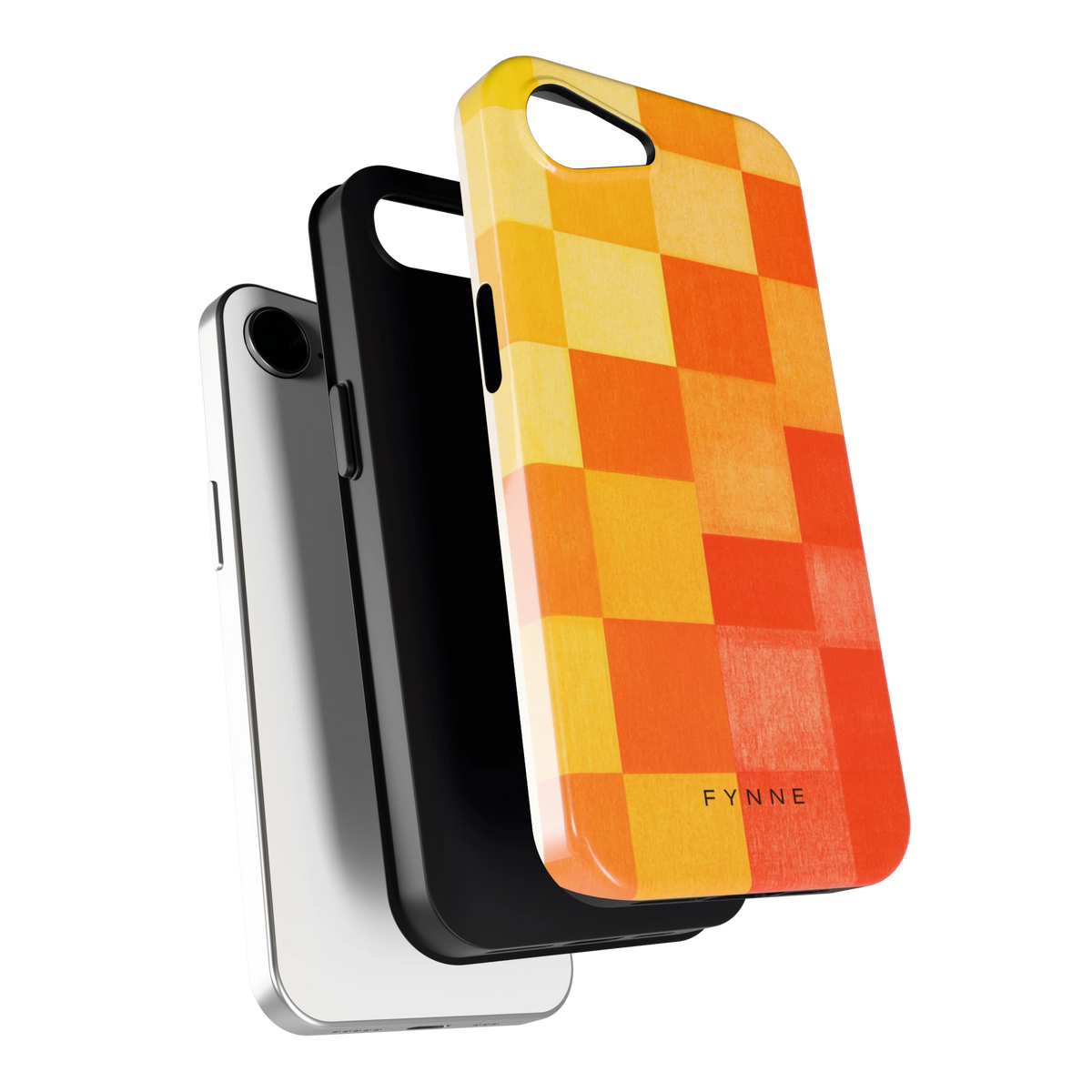 Zonnige Vierkanten hoesje voor iPhone 16e, los van de telefoon