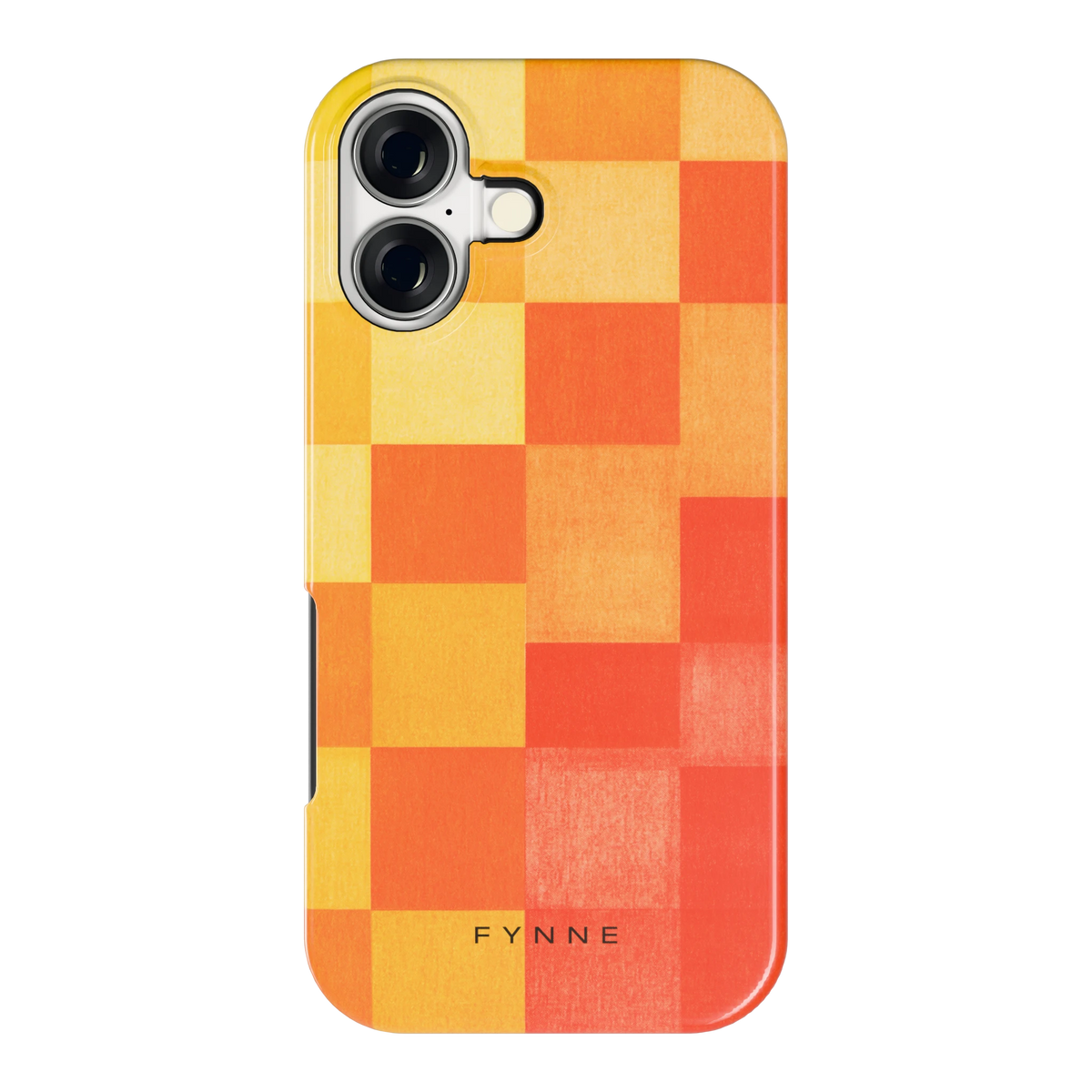 Zonnige Vierkanten hoesje voor iPhone 17, achterkant
