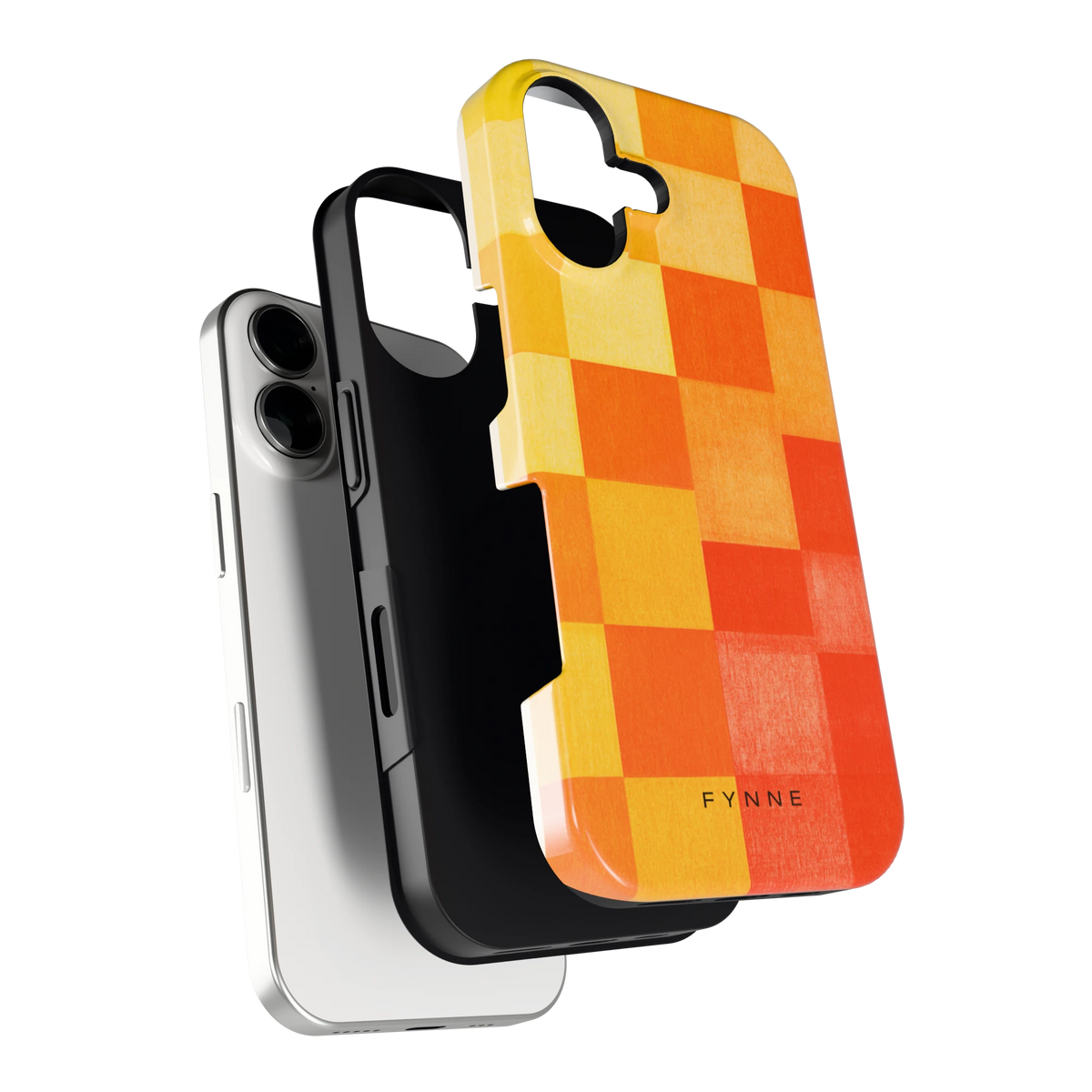 Zonnige Vierkanten hoesje voor iPhone 17, los van de telefoon