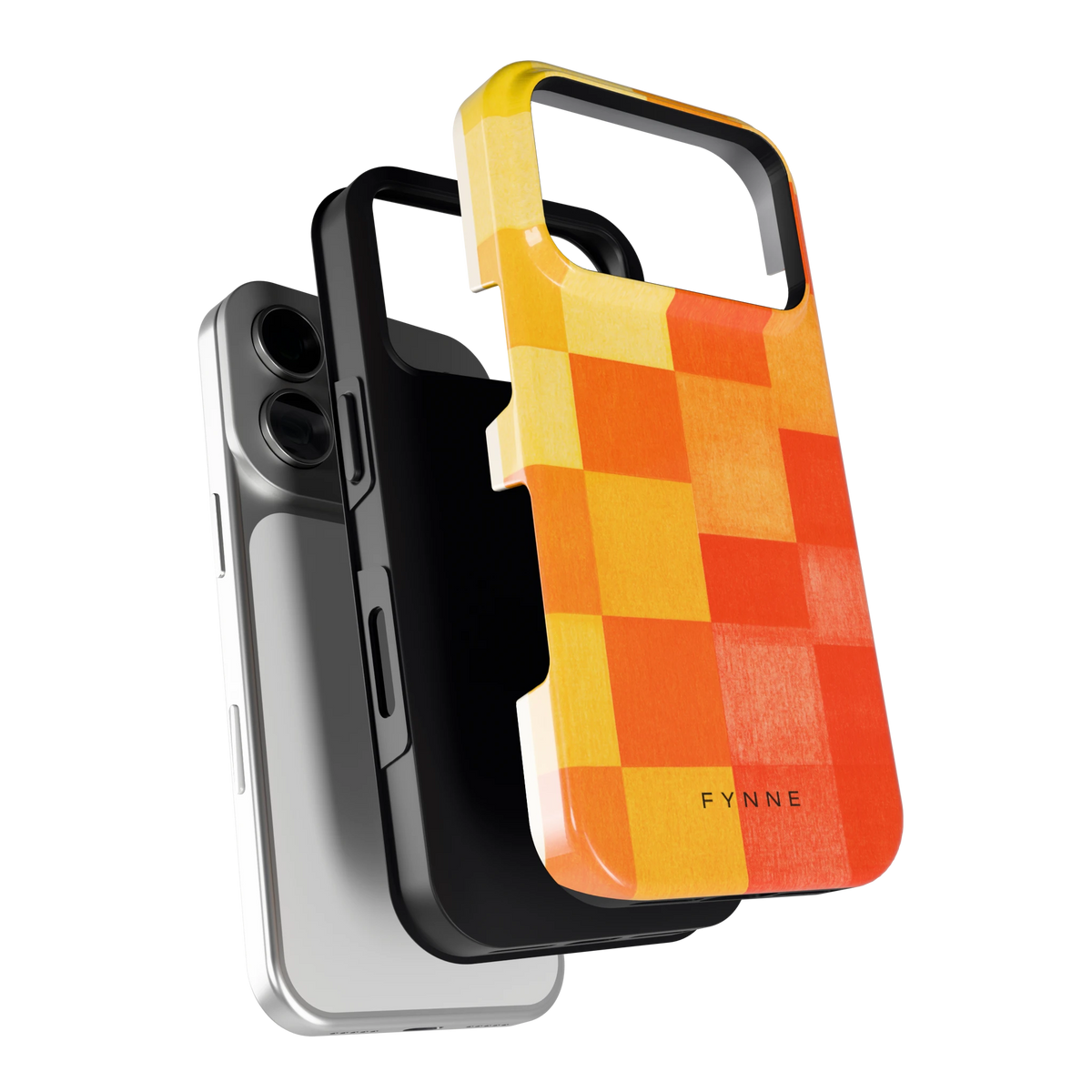 Zonnige Vierkanten hoesje voor iPhone 18 Pro, los van de telefoon