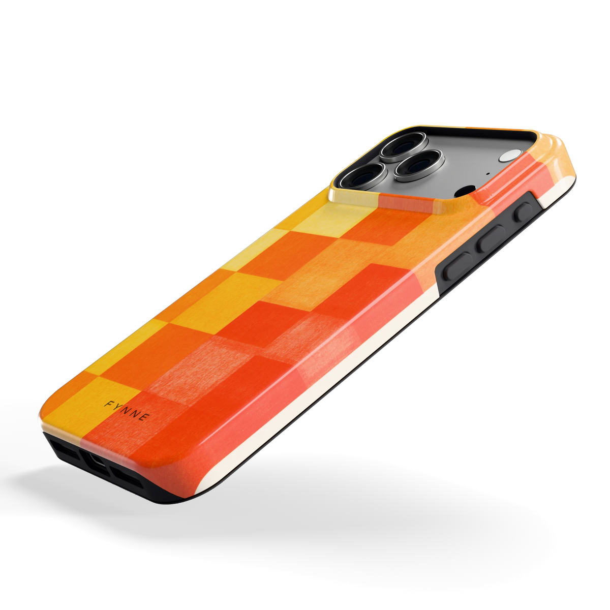 Zonnige Vierkanten hoesje voor iPhone 18 Pro Max, schuin