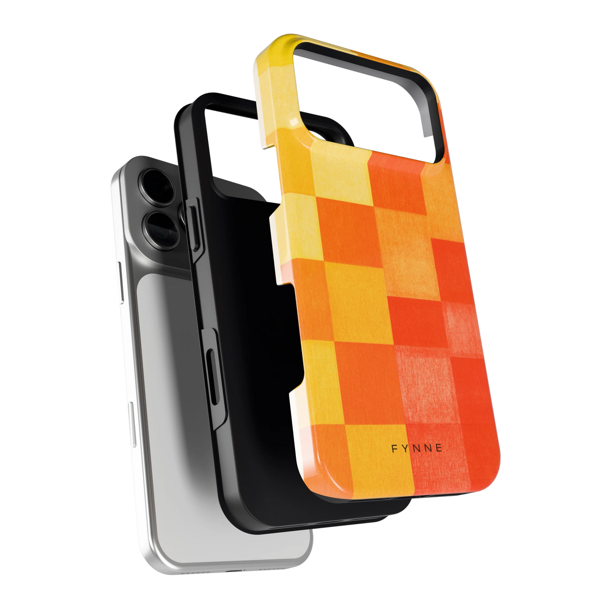 Zonnige Vierkanten hoesje voor iPhone 18 Pro Max, los van de telefoon