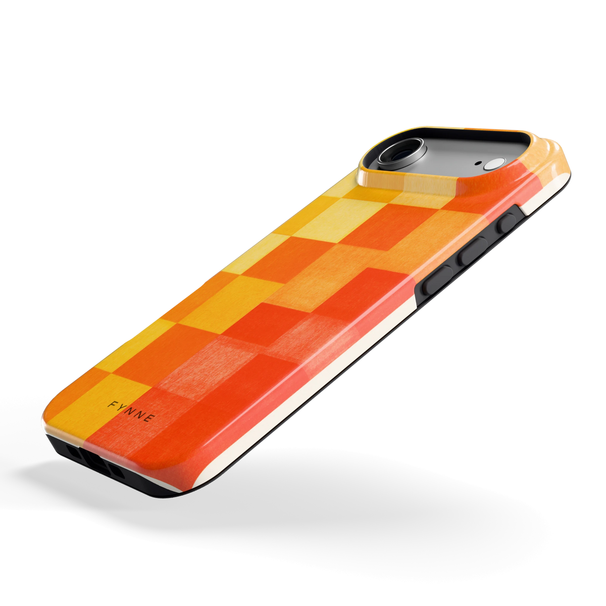 Zonnige Vierkanten hoesje voor iPhone Air, schuin