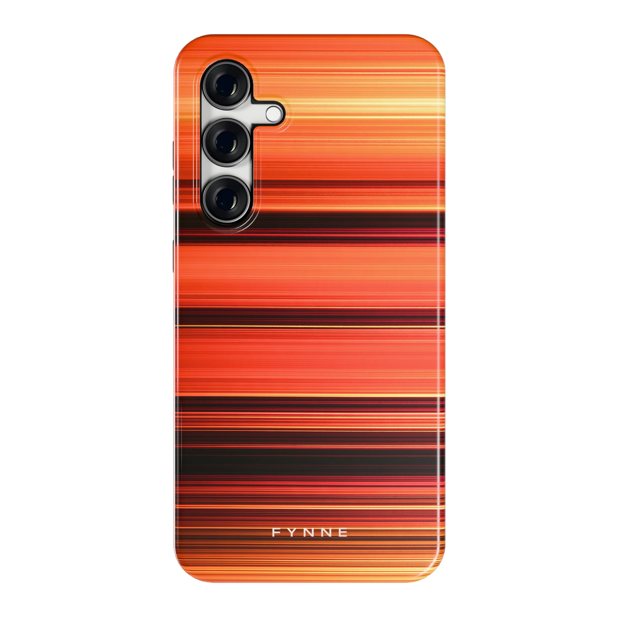 Zonsondergangstrepen hoesje voor Galaxy S24 FE, achterkant