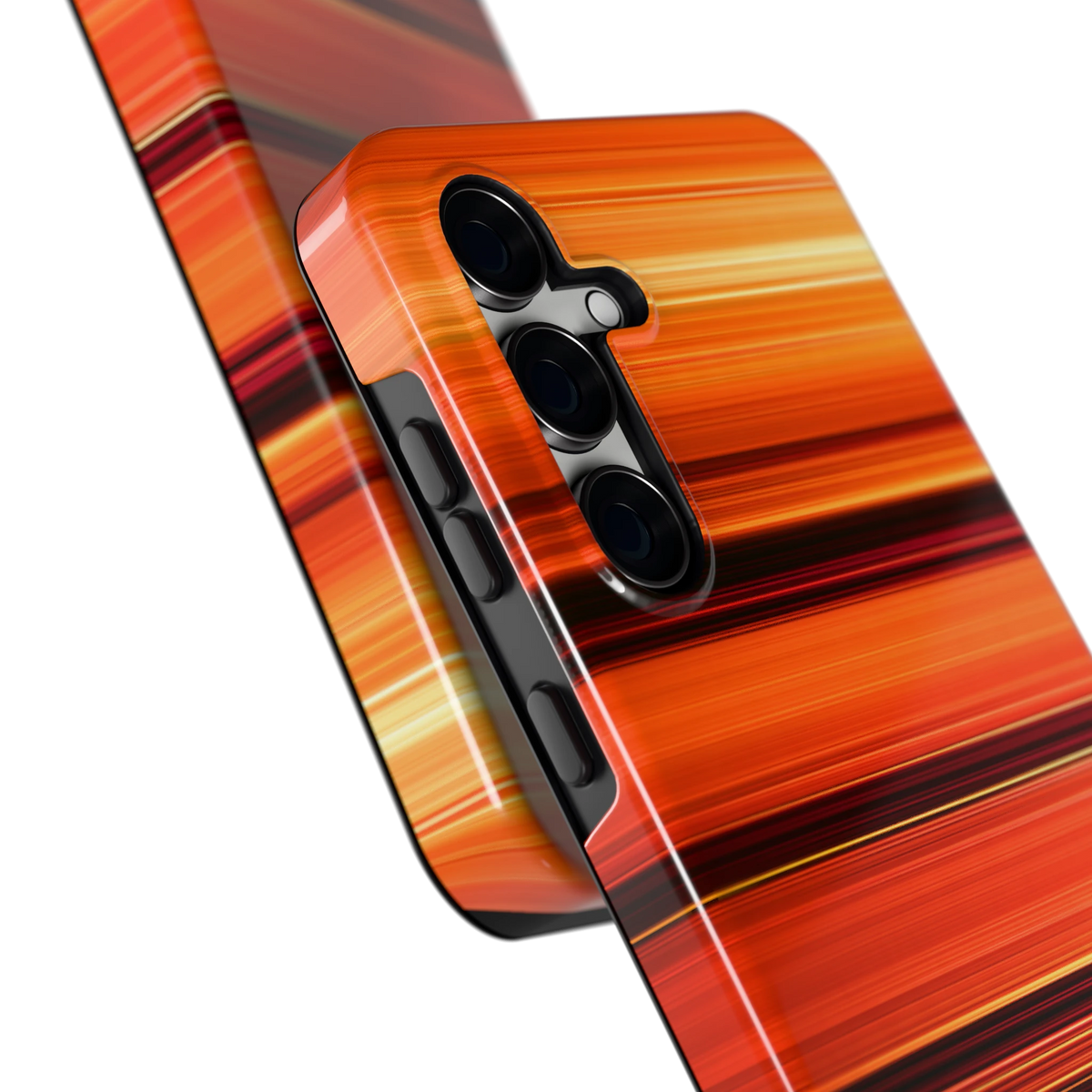 Zonsondergangstrepen hoesje voor Galaxy S24 FE, close-up