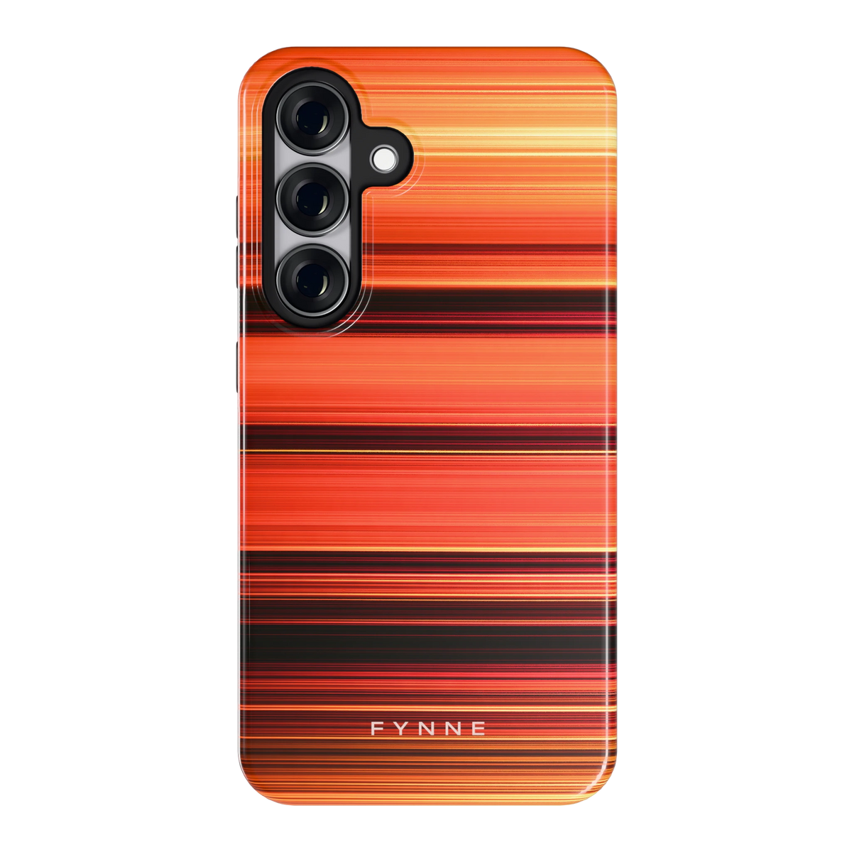 Zonsondergangstrepen hoesje voor Galaxy S25, achterkant