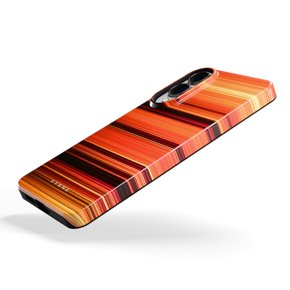 Zonsondergangstrepen hoesje voor Galaxy S25 Edge, schuin