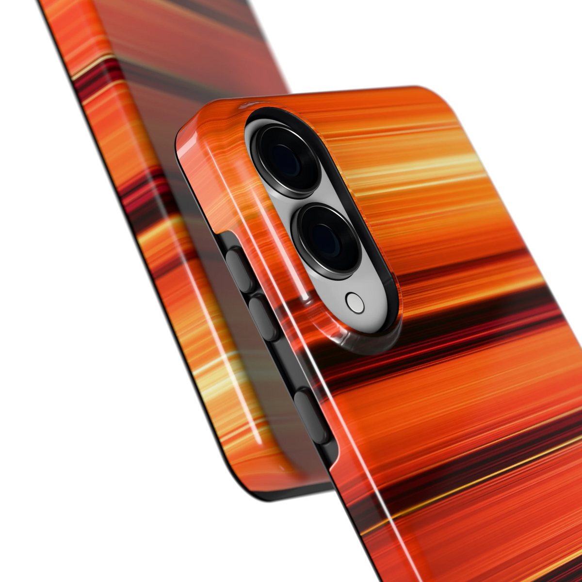 Zonsondergangstrepen hoesje voor Galaxy S25 Edge, close-up