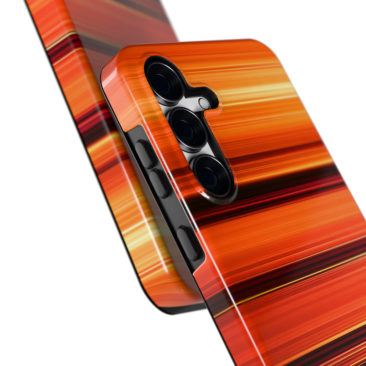 Zonsondergangstrepen hoesje voor Galaxy S25 FE, close-up