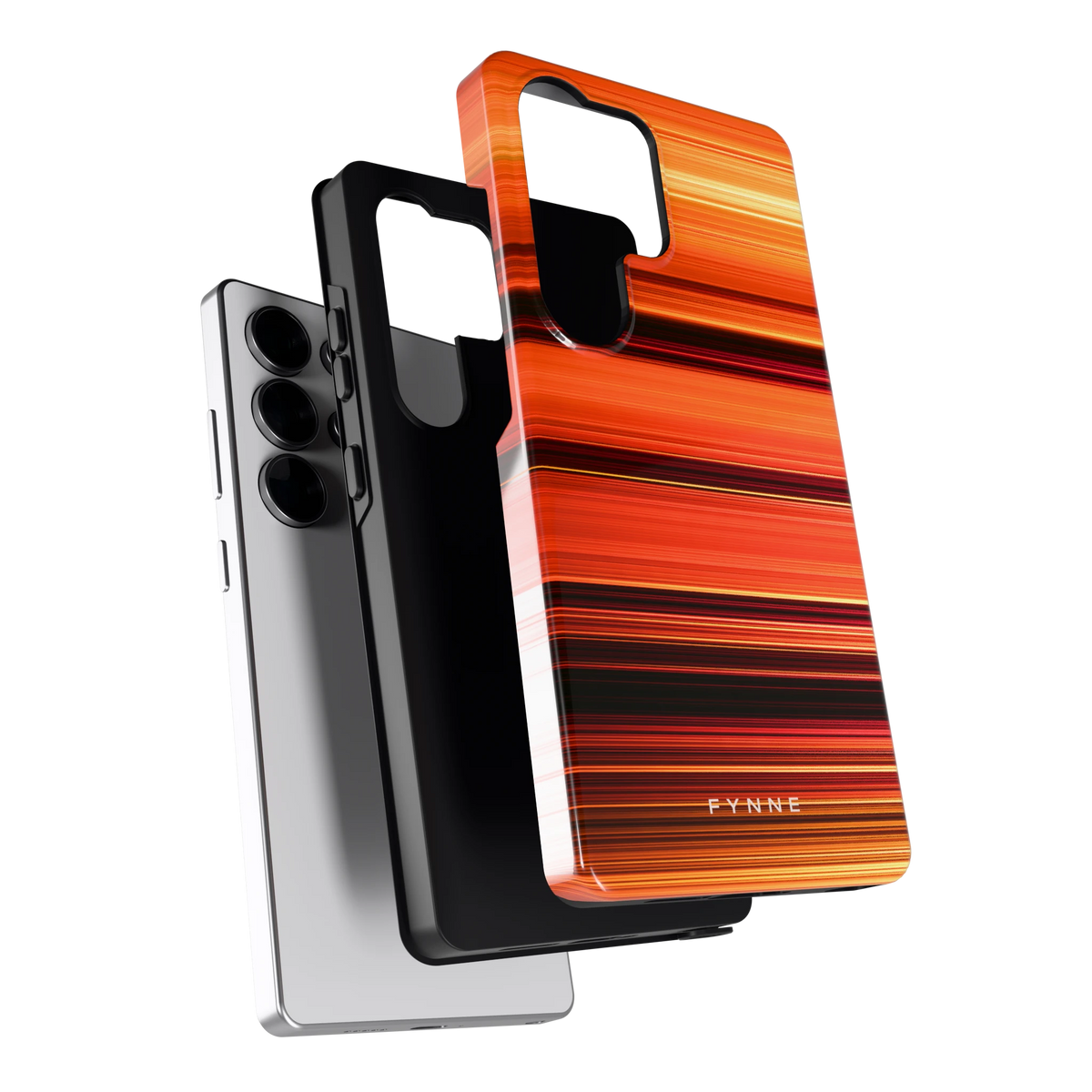 Zonsondergangstrepen hoesje voor Galaxy S25 Ultra, los van de telefoon