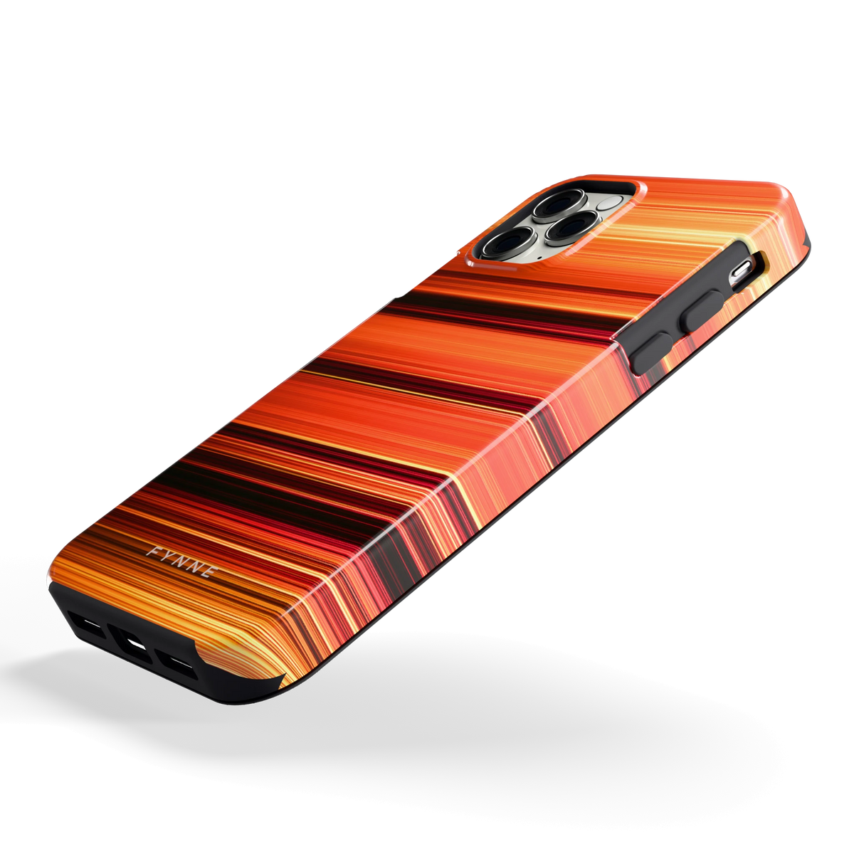 Zonsondergangstrepen hoesje voor iPhone 11 Pro, schuin