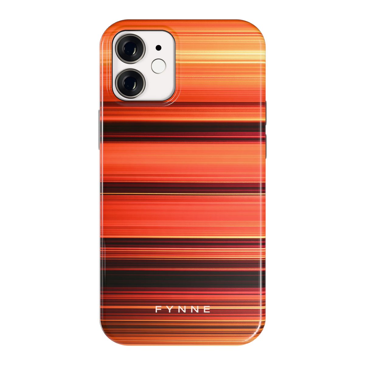 Zonsondergangstrepen hoesje voor iPhone 12 mini, achterkant