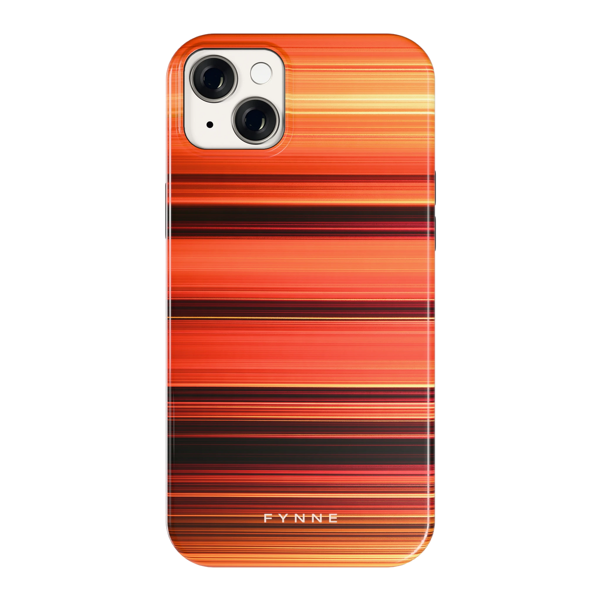 Zonsondergangstrepen hoesje voor iPhone 14 Plus, achterkant