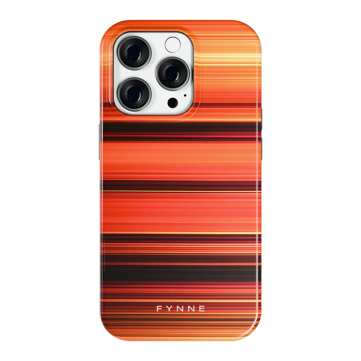 Zonsondergangstrepen hoesje voor iPhone 14 Pro, achterkant