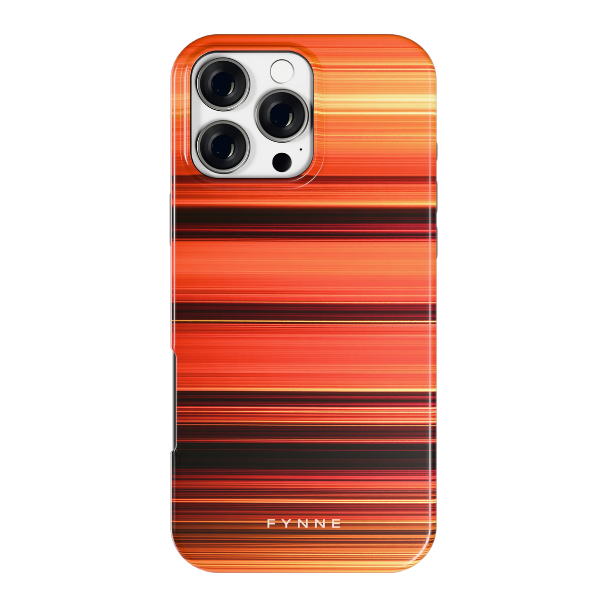 Zonsondergangstrepen hoesje voor iPhone 16 Pro Max, achterkant
