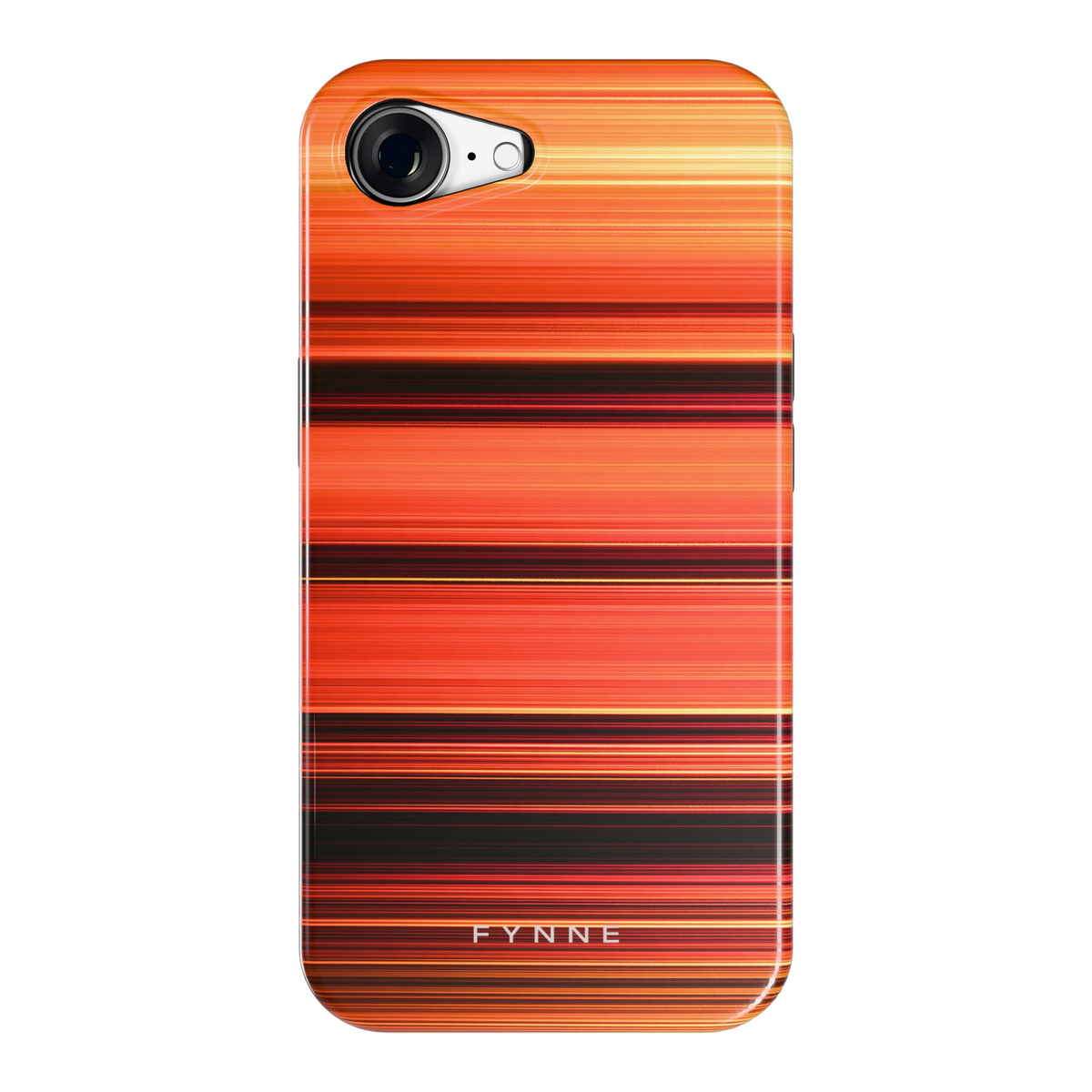 Zonsondergangstrepen hoesje voor iPhone 16e, achterkant