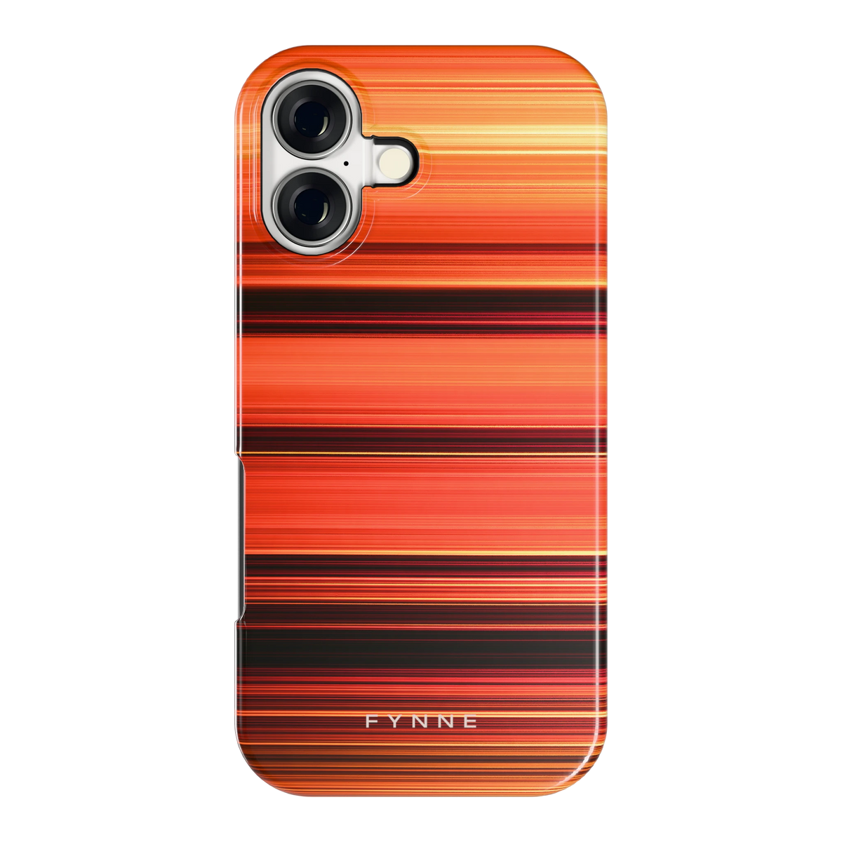 Zonsondergangstrepen hoesje voor iPhone 17, achterkant