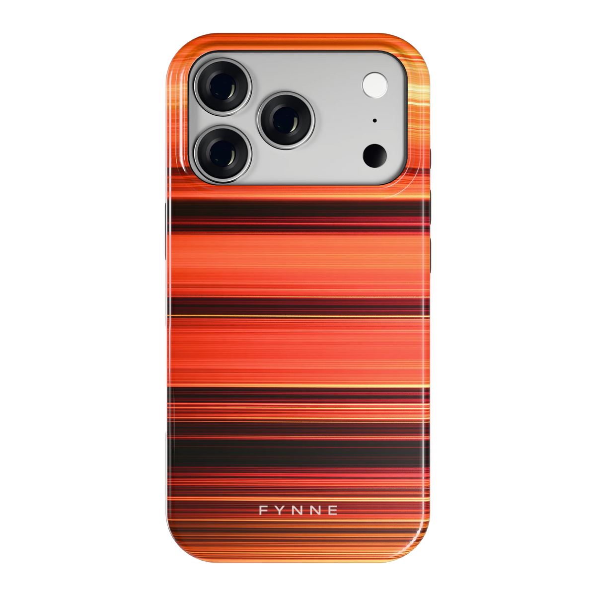 Zonsondergangstrepen hoesje voor iPhone 18 Pro, achterkant