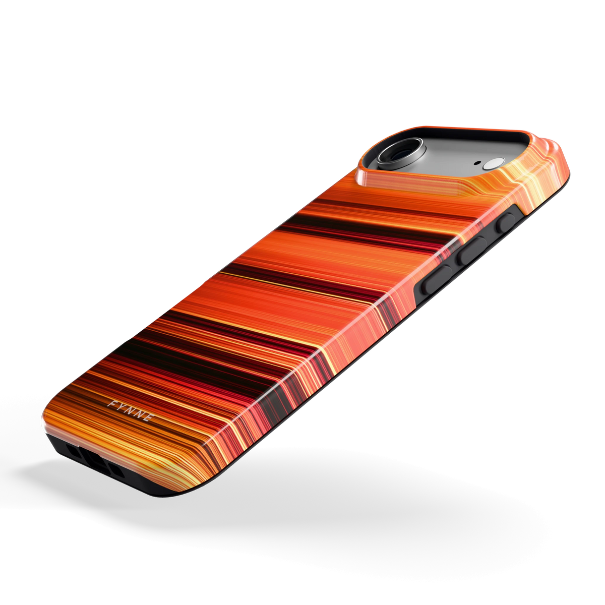 Zonsondergangstrepen hoesje voor iPhone Air, schuin