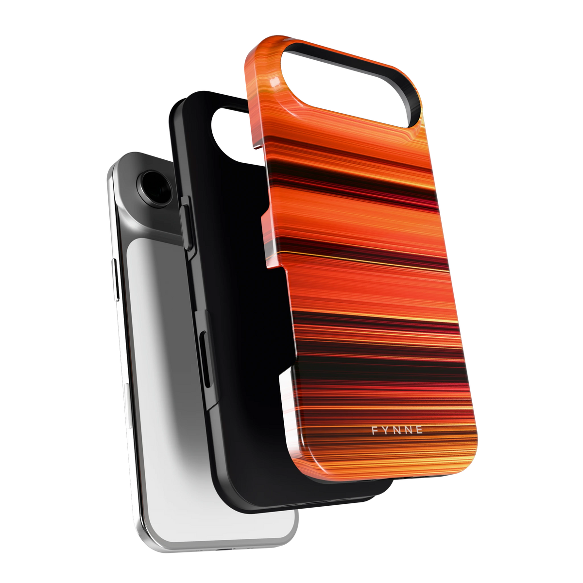 Zonsondergangstrepen hoesje voor iPhone Air, los van de telefoon