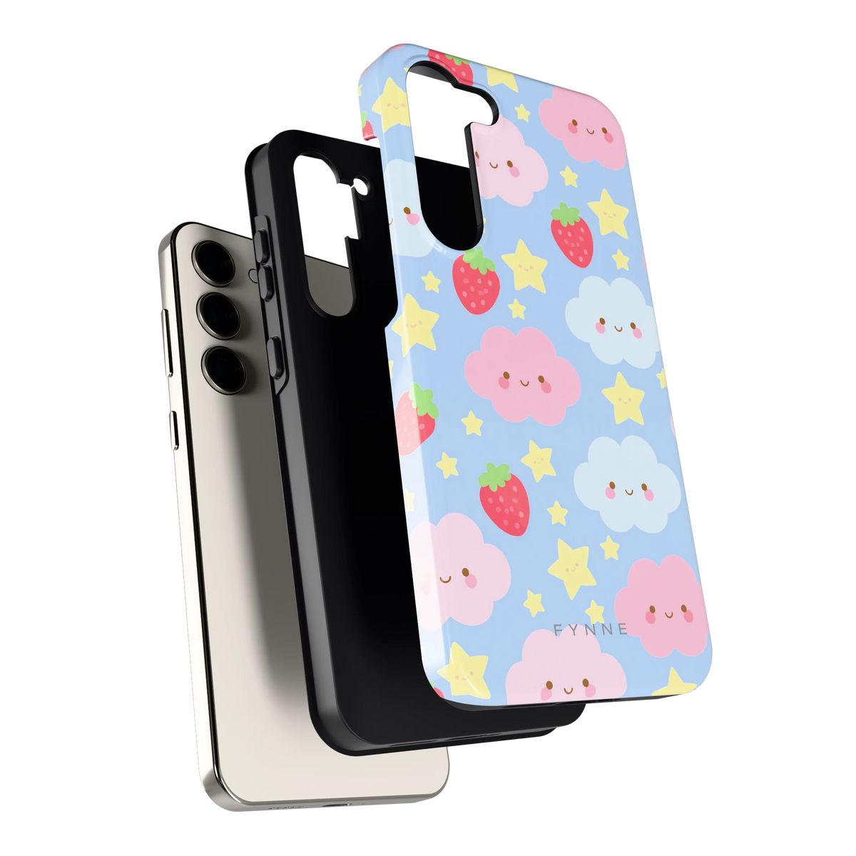 Zoete Aardbeienlucht hoesje voor Galaxy S23+, los van de telefoon