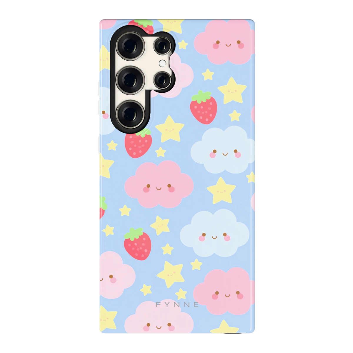 Zoete Aardbeienlucht hoesje voor Galaxy S23 Ultra, achterkant