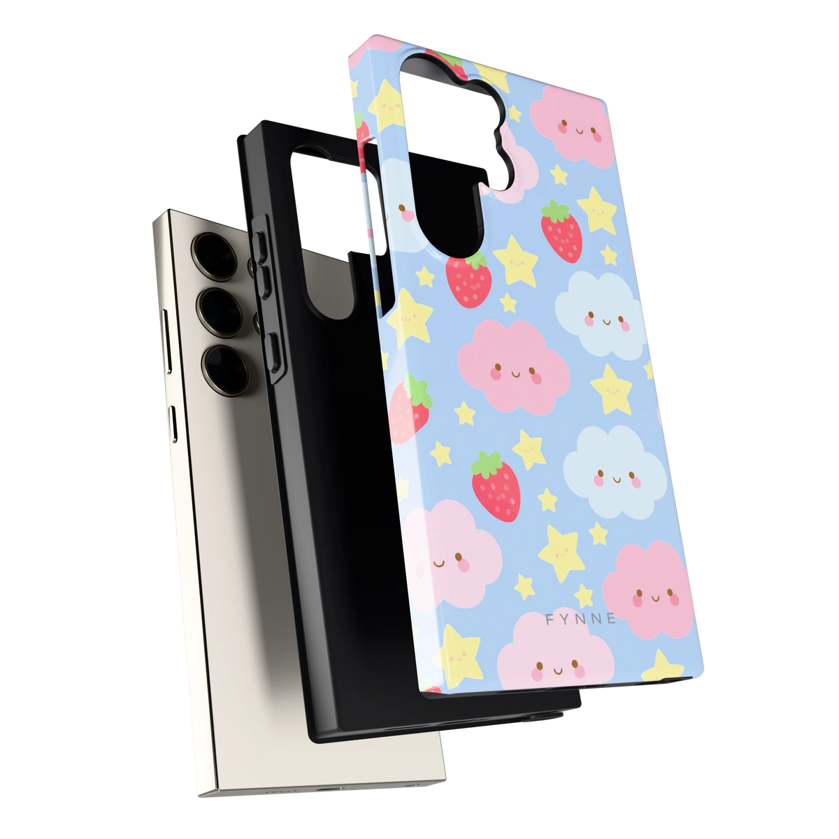 Zoete Aardbeienlucht hoesje voor Galaxy S23 Ultra, los van de telefoon