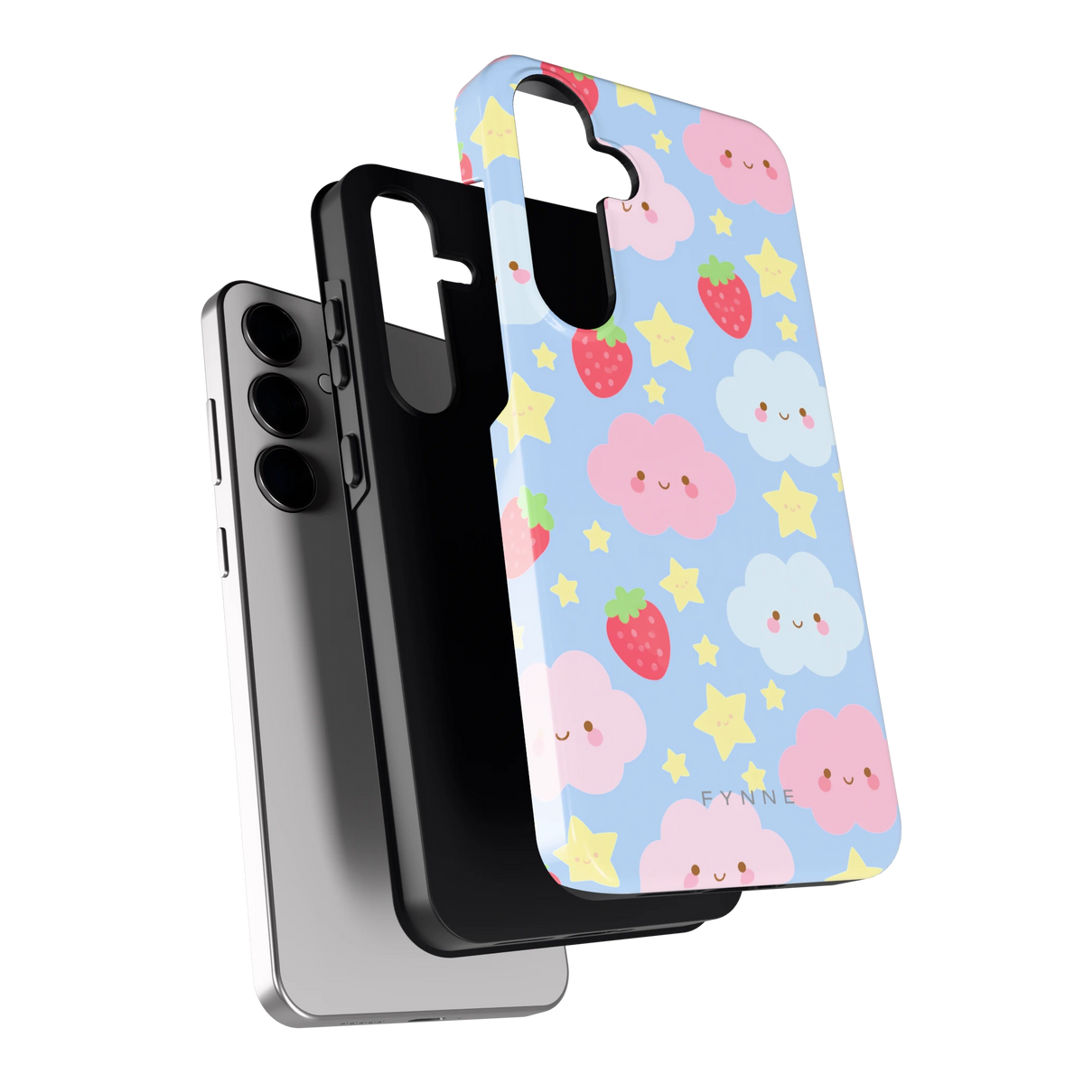 Zoete Aardbeienlucht hoesje voor Galaxy S24+, los van de telefoon