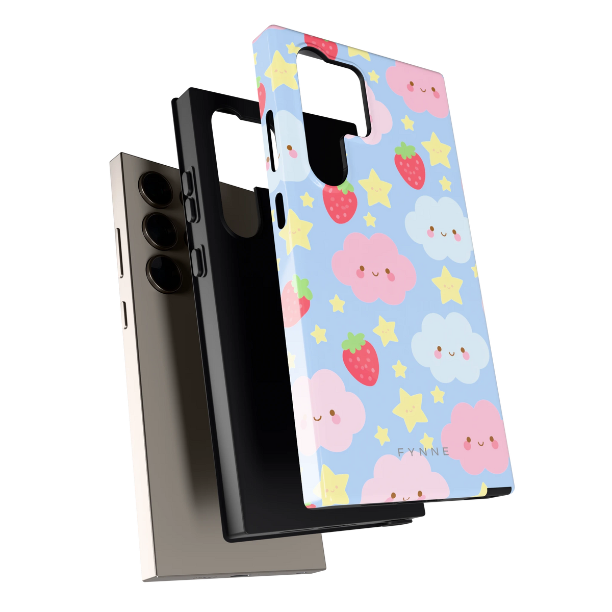 Zoete Aardbeienlucht hoesje voor Galaxy S24 Ultra, los van de telefoon