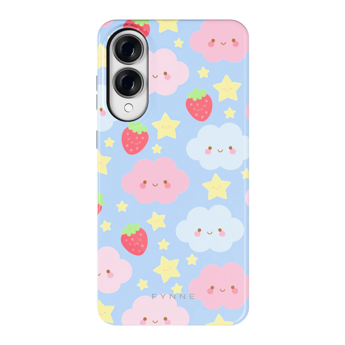 Zoete Aardbeienlucht hoesje voor Galaxy S25 Edge, achterkant