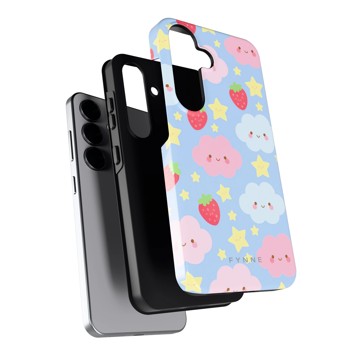 Zoete Aardbeienlucht hoesje voor Galaxy S25, los van de telefoon