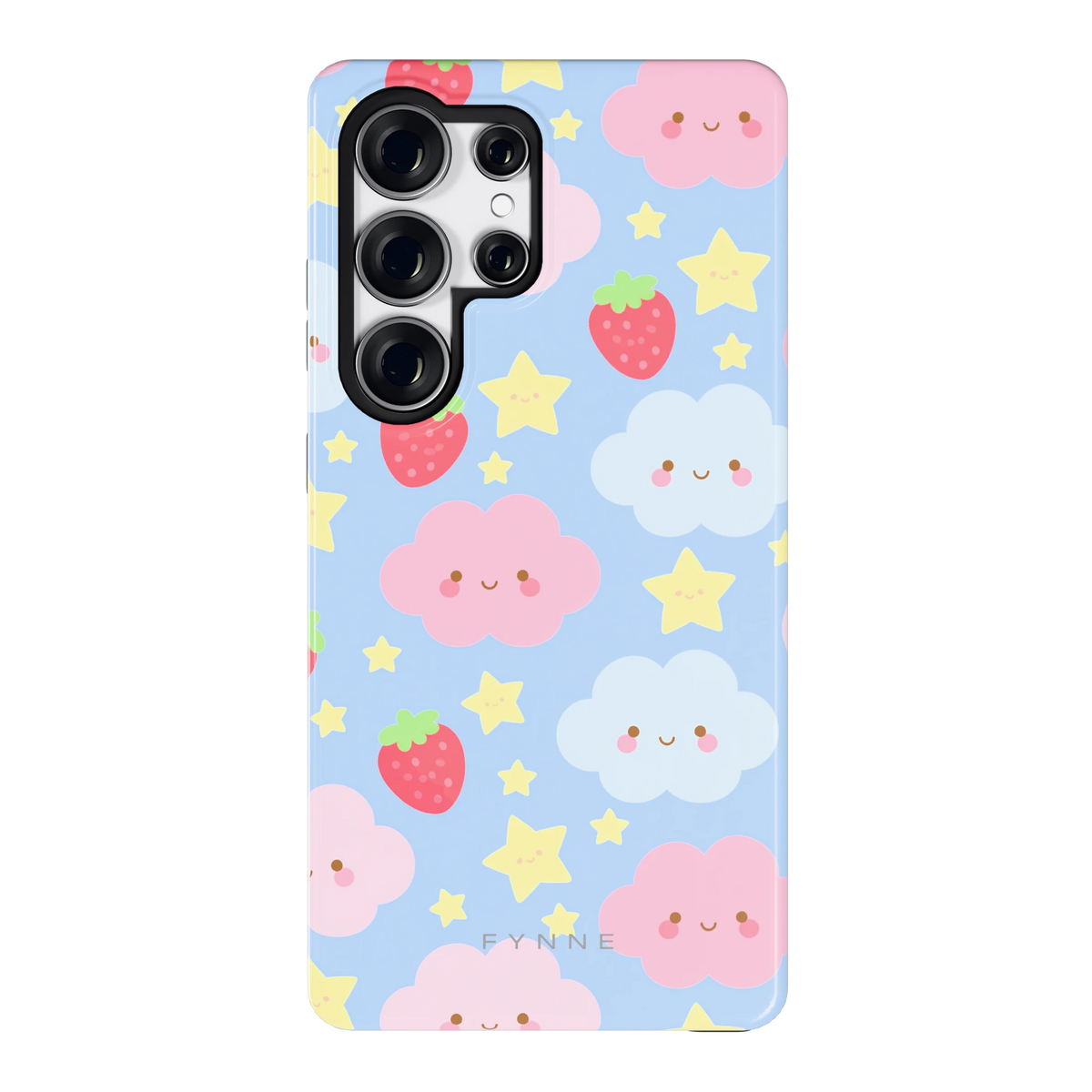 Zoete Aardbeienlucht hoesje voor Galaxy S25 Ultra, achterkant