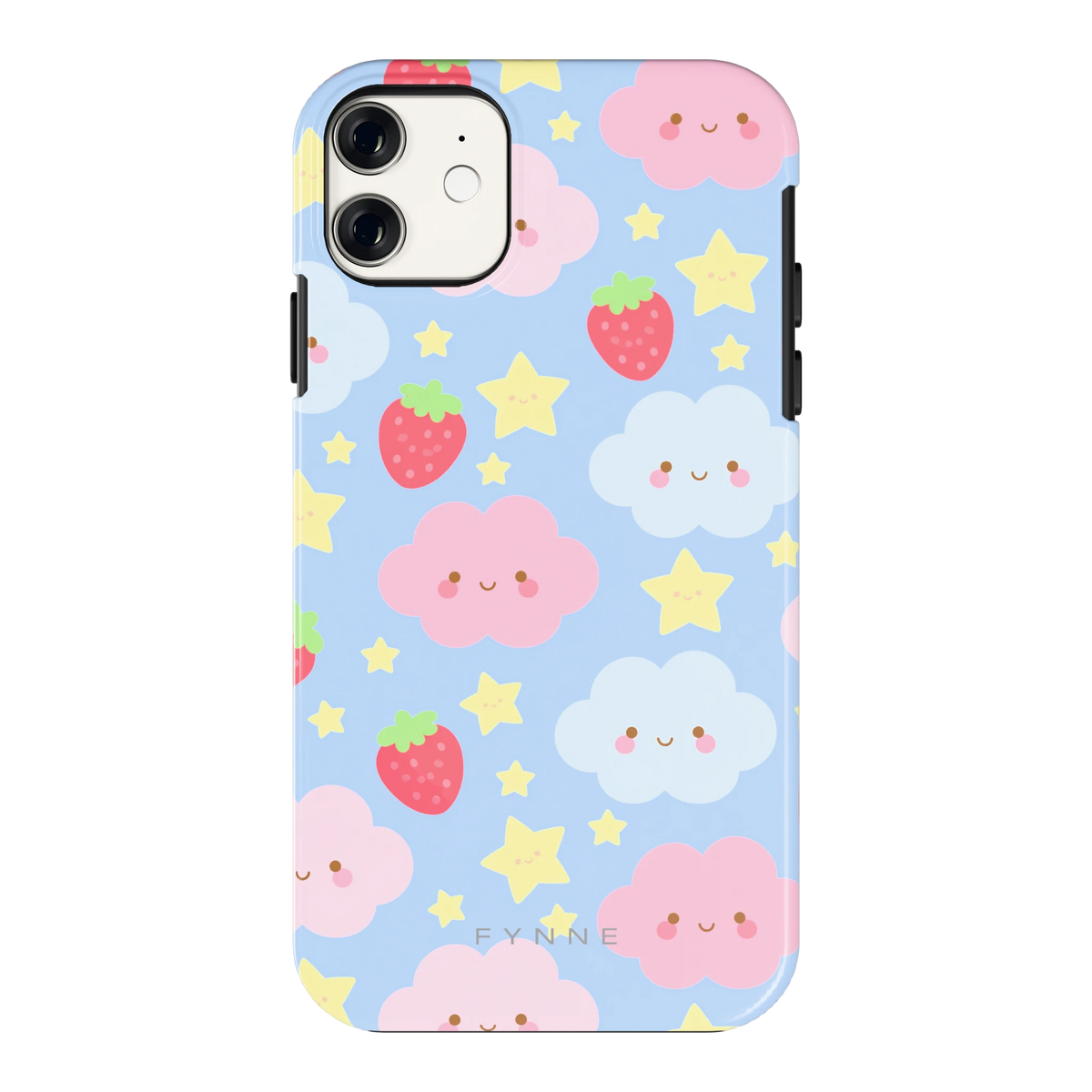 Zoete Aardbeienlucht hoesje voor iPhone 11, achterkant