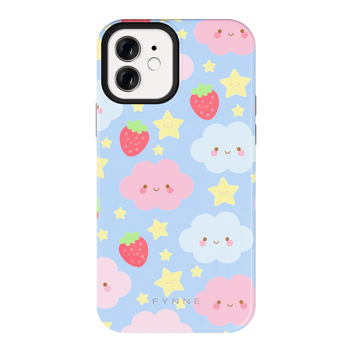 Zoete Aardbeienlucht hoesje voor iPhone 12, achterkant