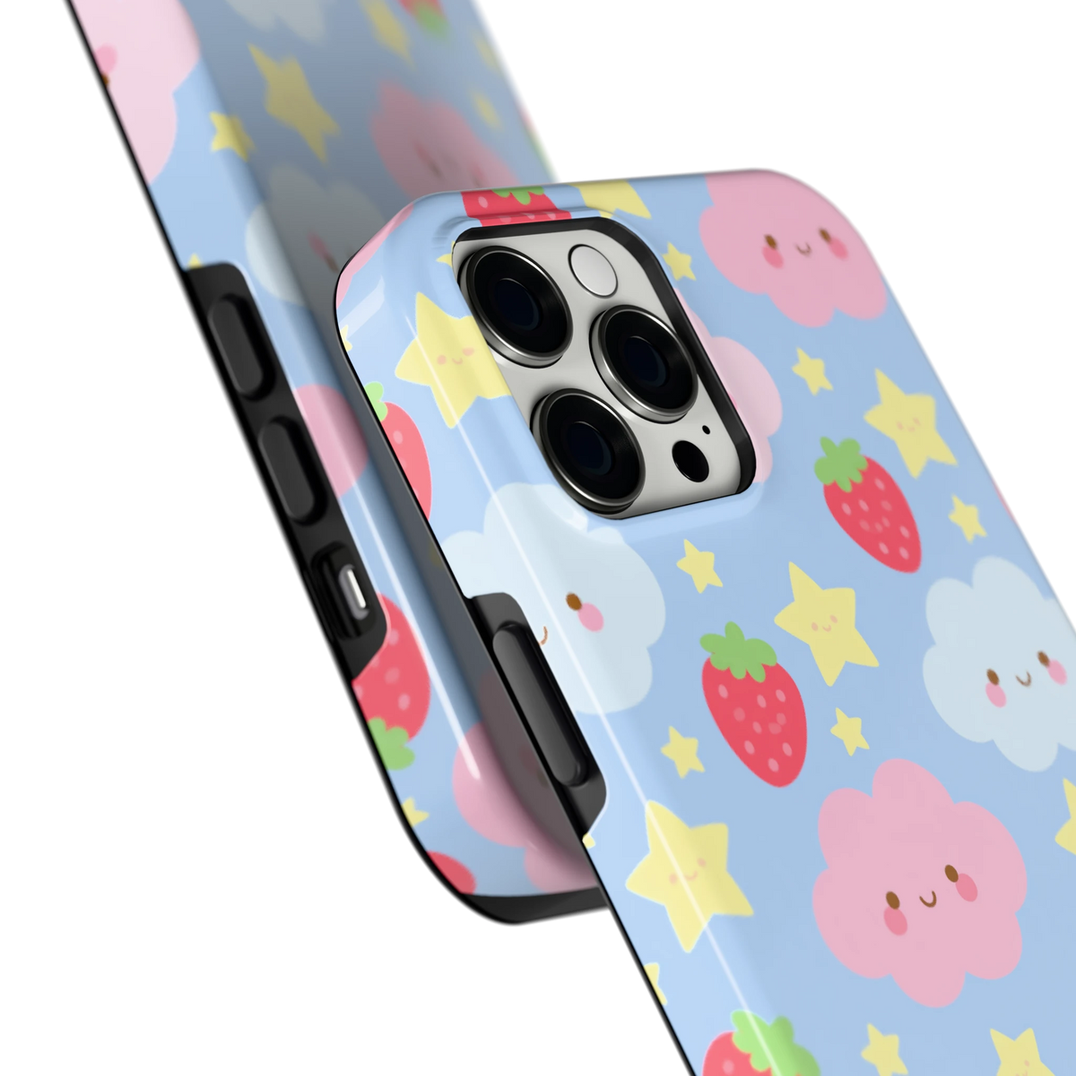 Zoete Aardbeienlucht hoesje voor iPhone 12 Pro Max, close-up