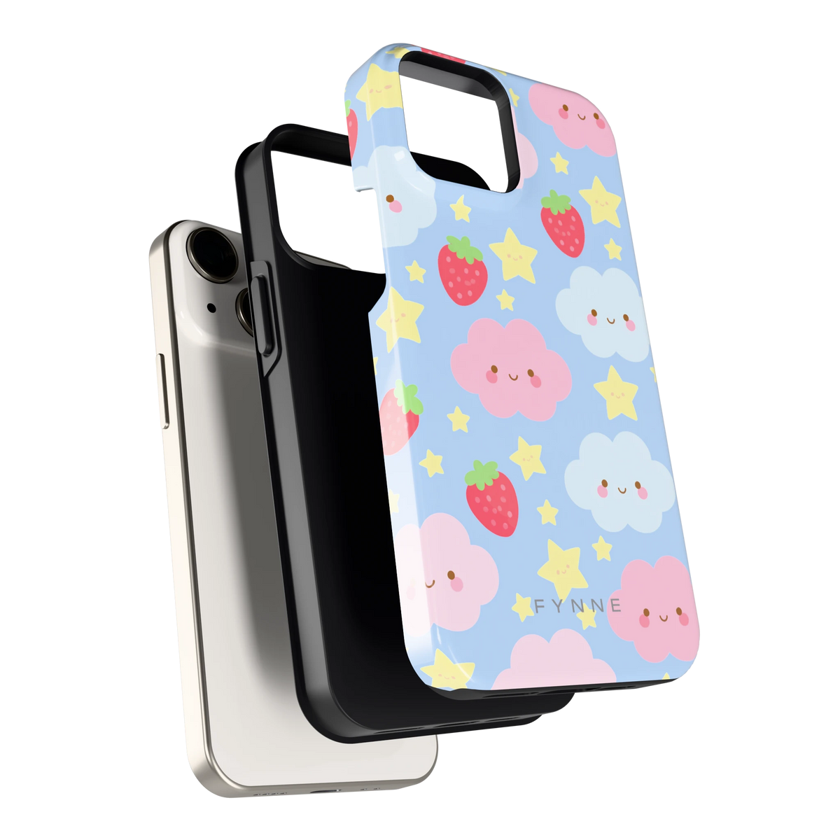 Zoete Aardbeienlucht hoesje voor iPhone 13 mini, los van de telefoon