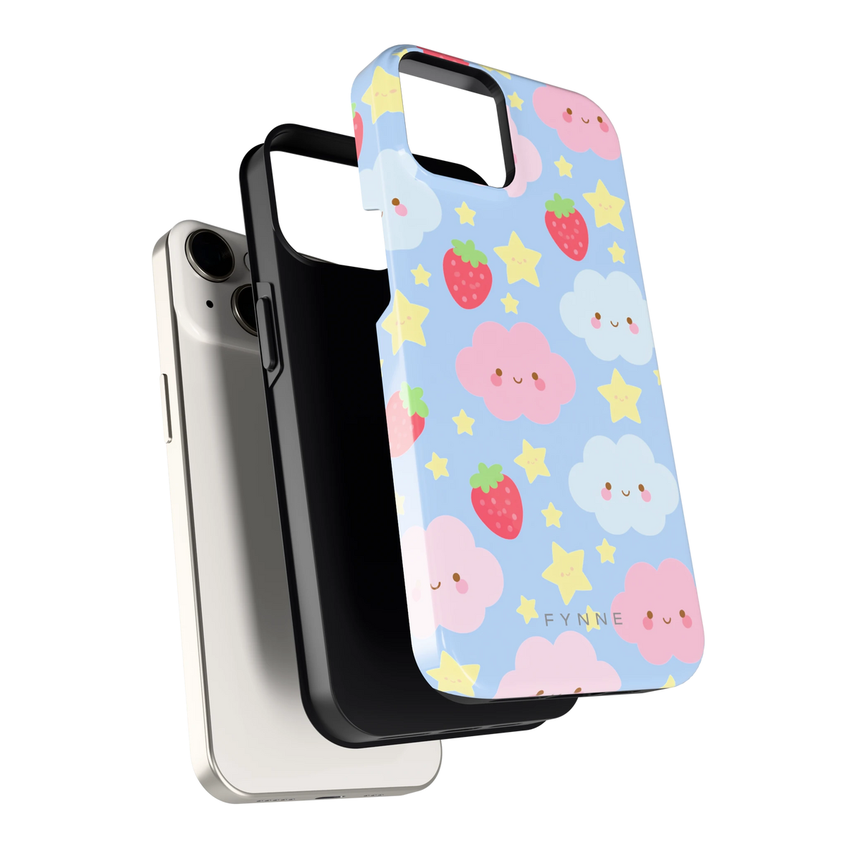 Zoete Aardbeienlucht hoesje voor iPhone 14, los van de telefoon